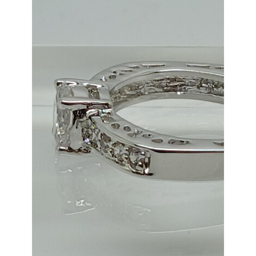 2 CT Unique Vintage Gold Plated Round Brilliant Sim Diamond CZ Engagement Ring 8 - Picture 8 of 11